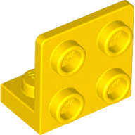 Lego (N) ~ Bracket 1 x 2 - 2 x 2 Inverted ~ [Yellow]