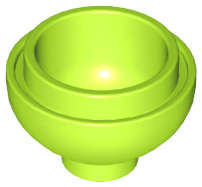 Lego (N) ~ Brick Round 2 x 2 Dome Bottom ~ [Lime]