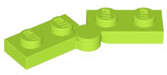 Lego (N) ~ Hinge Plate 1 x 4 Swivel (2429 / 2430) ~ [Lime]