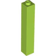 Lego (N) ~ Brick 1 x 1 x 5 - Solid Stud ~ [Lime]