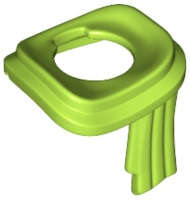 Lego (N) ~ Minifigure Scarf Long Wrapped ~ [Lime]