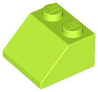 Lego (U) ~ Slope 45 2 x 2 ~ [Lime]