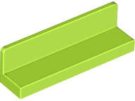 Lego (N) ~ Panel 1 x 4 x 1 ~ [Lime]