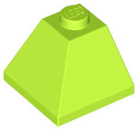 Lego (U) ~ Slope 45 2 x 2 Double Convex Corner ~ [Lime]