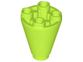 Lego (N) ~ Cone 2 x 2 x 2 Inverted ~ [Lime]