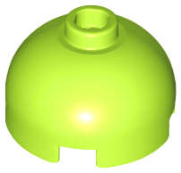Lego (U) ~ Brick Round 2 x 2 Dome Top ~ [Lime]