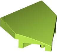 Lego (N) ~ Wedge 2 x 2 x 2/3 Pointed ~ [Lime]
