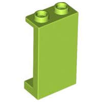 Lego (N) ~ Panel 1 x 2 x 3 with Side Supports - Hollow Studs ~ [Lime]