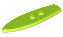 Lego NEW - Minifigure Utensil Surfboard Standard~ [Lime]