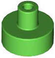 Lego (N) ~ Tile Round 1 x 1 with Bar and Small Pin Hole ~ [Bright Green]