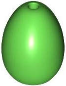 Lego (N) ~ Egg with Small Pin Hole ~ [Bright Green]