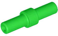 Lego (N) ~ Bar 2L with Stop Ring ~ [Bright Green]