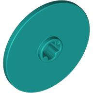Lego (N) ~ Technic Disk 3 x 3 ~ [Dark Turquoise]