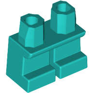 Lego (N) ~ Legs Short ~ [Dark Turquoise]