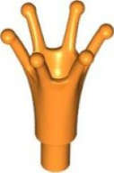 Lego (N) ~ Minifigure Crown with Bar ~ [Orange]