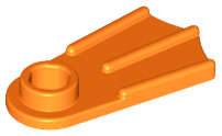 Lego (N) ~ Minifigure Footgear Flipper ~ [Orange]