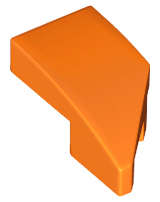 Lego (N) ~ Wedge 2 x 1 x 2/3 Left ~ [Orange]