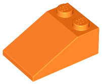 Lego (N) ~ Slope 33 3 x 2 ~ [Orange]
