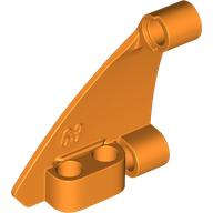 Lego (N) ~ Technic Panel Curved #63 5 x 4 Tapered Left ~ [Orange]