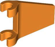 Lego (N) ~ Flag 2 x 2 Trapezoid with Flared Edge ~ [Orange]
