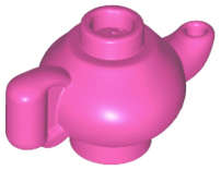 Lego NEW - Minifigure Utensil Teapot~ [Dark Pink]