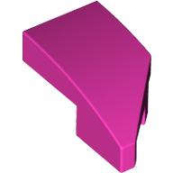 Lego (N) ~ Wedge 2 x 1 x 2/3 Left ~ [Dark Pink]