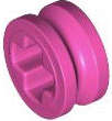 Lego (N) ~ Technic Bush 1/2 Smooth ~ [Dark Pink]