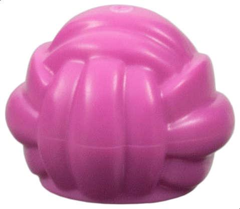 Lego (N) ~ Minifigure Utensil Ball of Wool / Yarn ~ [Dark Pink]