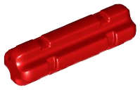 Lego NEW - Technic Axle 2L Notched~ [Red]