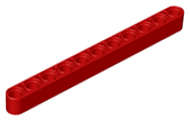 Lego (U) ~ Technic Liftarm Thick 1 x 11 ~ [Red]