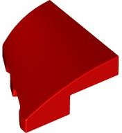 Lego (N) ~ Wedge 2 x 2 x 2/3 Right ~ [Red]