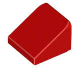 Lego (N) ~ Slope 30 1 x 1 x 2/3 ~ [Red]