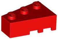 Lego (N) ~ Wedge 3 x 2 Left ~ [Red]