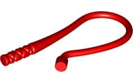 Lego (N) ~ Minifigure Weapon Whip Bent Flexible ~ [Red]