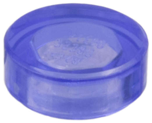 Lego (N) ~ Tile Round 1 x 1 ~ [Trans-Purple]