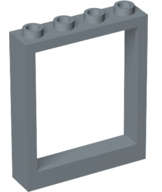 Lego (N) ~ Door Frame 1 x 4 x 4 Lift ~ [Sand Blue]