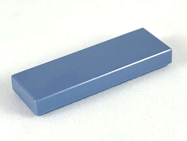 Lego (N) ~ Tile 1 x 3 ~ [Sand Blue]