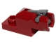 Lego (U) ~ Projectile Launcher 1 x 2 Mini Blaster / Shooter with Dark Bluish Gray Trig ~ [Dark Red]