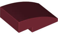 Lego (N) ~ Slope Curved 3 x 2 ~ [Dark Red]