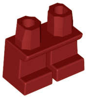 Lego (N) ~ Legs Short ~ [Dark Red]