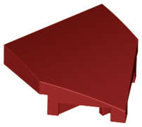 Lego (N) ~ Wedge 2 x 2 x 2/3 Pointed ~ [Dark Red]