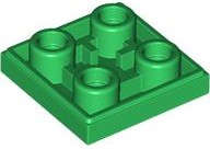 Lego (N) ~ Tile Modified 2 x 2 Inverted ~ [Green]