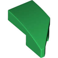 Lego (N) ~ Wedge 2 x 1 x 2/3 Left ~ [Green]