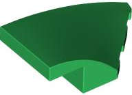 Lego (N) ~ Wedge 4 x 2 Right No Studs ~ [Green]