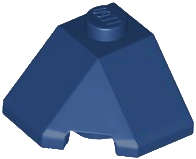 Lego (N) ~ Wedge 2 x 2 (Slope 45 Corner) ~ [Dark Blue]