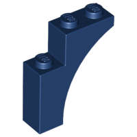 Lego (N) ~ Arch 1 x 3 x 3 ~ [Dark Blue]