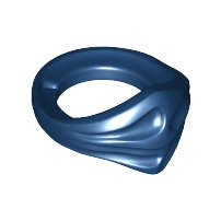 Lego (N) ~ Minifigure Bandana Ninja ~ [Dark Blue]