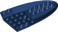 Lego (U) ~ Aircraft Fuselage Forward Bottom Curved 6 x 10 with 3 Holes ~ [Dark Blue]