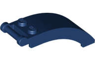 Lego (N) ~ Windscreen 6 x 2 x 2 with Bar Handle ~ [Dark Blue]