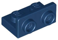 Lego (N) ~ Bracket 1 x 2 - 1 x 2 Inverted ~ [Dark Blue]